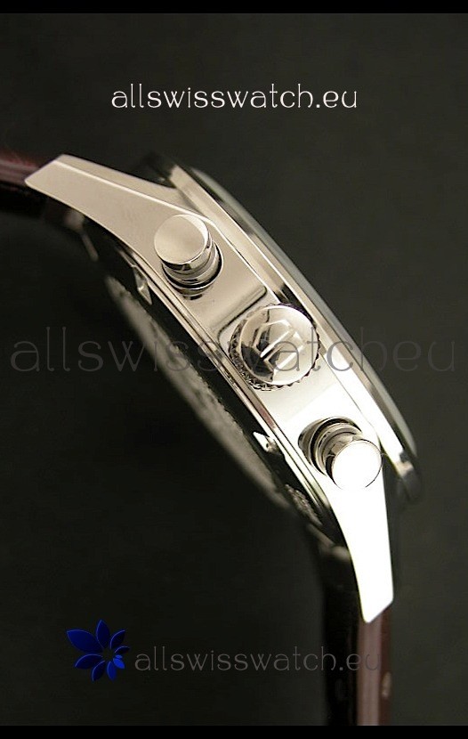 IMG_9081 Tag Heuer Carrera Quartz in Brown Strap Replica 4