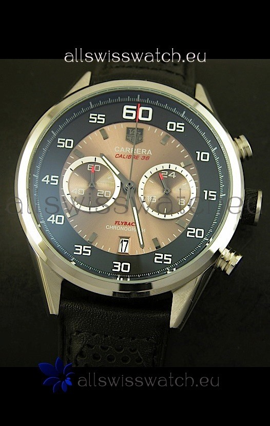 IMG_9081 Tag Heuer Carrera Calibre 36 Flyback - Quartz Movement Replica 4