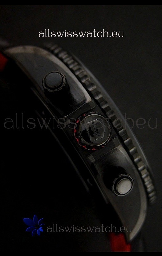 IMG_9081 Tag Heuer Grand Carrera Two Tone in black Dial Replica 4