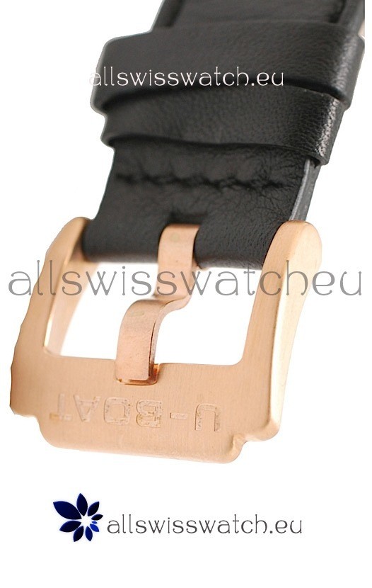 IMG_9081 U-Boat Classico Gold in Black Dial Replica 4