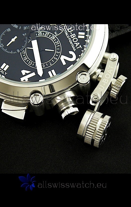 IMG_9081 U-Boat Flightdeck Rattrapante Automatic in Steel Casing Replica 4