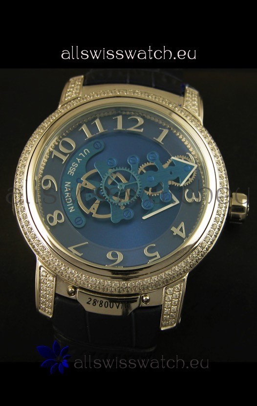 IMG_9081 Ulysse Nardin Dual Escapement in Blue & Black Dial Replica 4