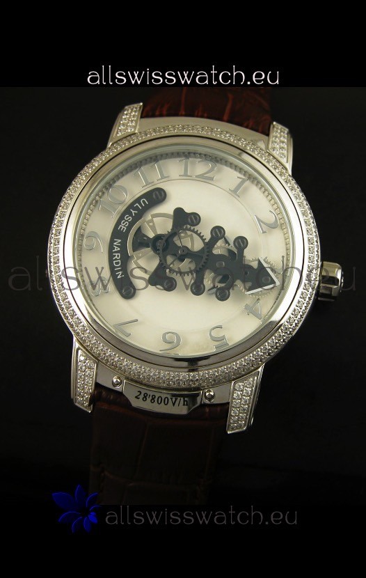 IMG_9081 Ulysse Nardin Dual Escapement in White Dial Replica 4