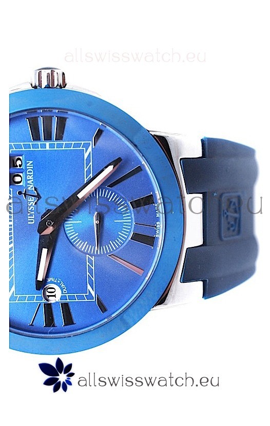 IMG_9081 Ulysse Nardin Executive Dual Time Blue Replica 4