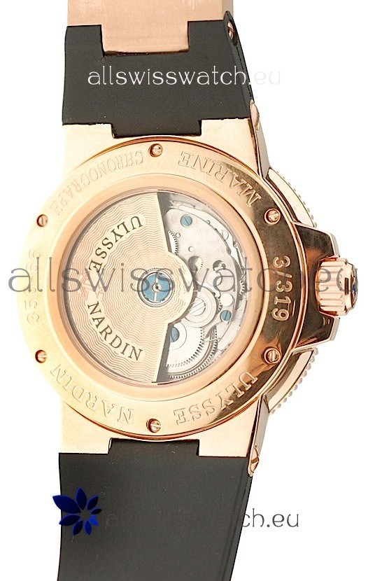 IMG_9081 Ulysse Nardin Maxi Marine Chronometer Rose Gold Replica 4