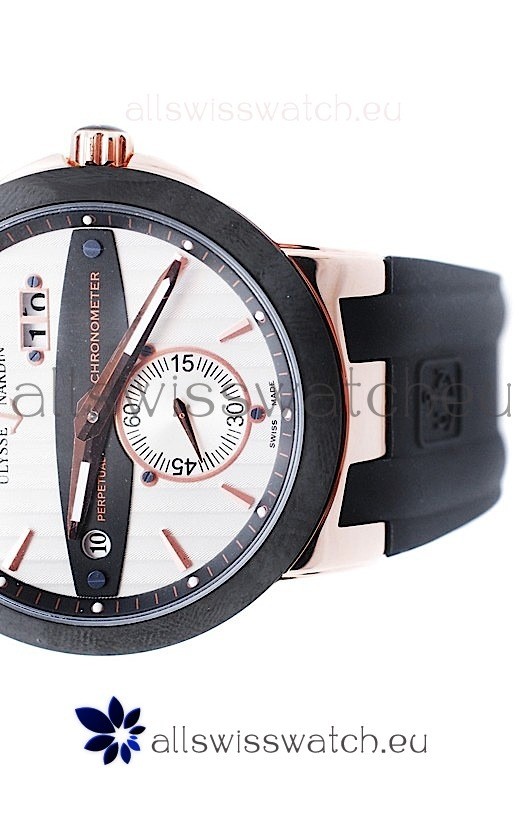IMG_9081 Ulysse Nardin Executive Dual Time Rose Gold Replica 4