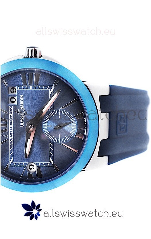 IMG_9081 Ulysse Nardin Executive Dual Time Blue Lady's Replica 4