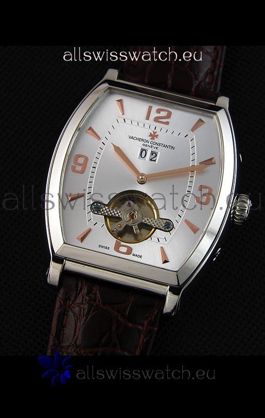 IMG_9081 Vacheron Constantin Malte Tourbillon White Steel Dial Replica 4