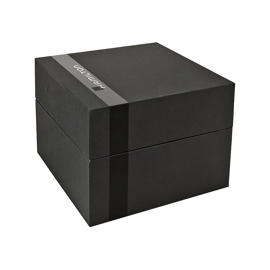Hamilton H70575733 Khaki Field Mens Automatic Black PVD Titanium Replica 4