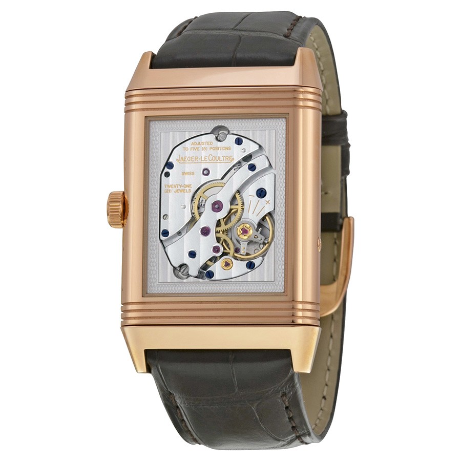 IMG_9081 Jaeger LeCoultre Q3752520 Reverso Mens Hand Wind 18kt Rose Gold Replica 4