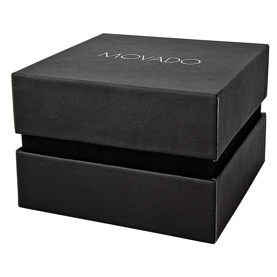 IMG_9081 Movado 0606876 Museum Mens Quartz Yellow Gold PVD Stainless Steel Replica 4