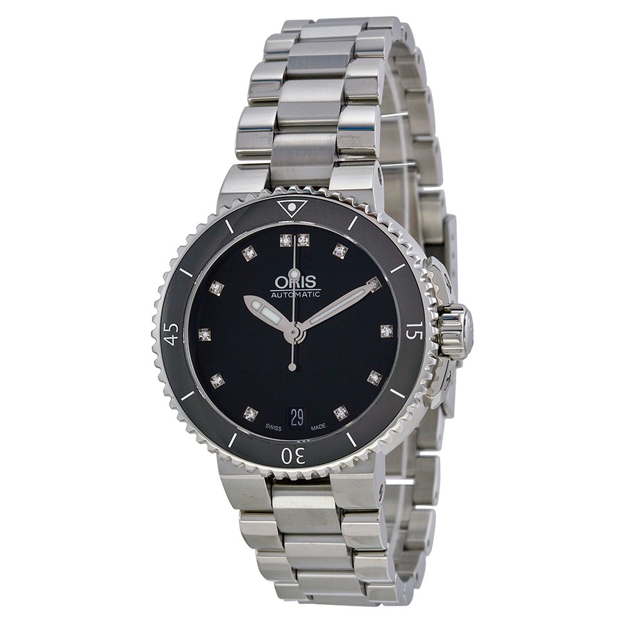 IMG_9081 Oris 01 733 7652 4194 07 8 18 01P Aquis Ladies Automatic Stainless Steel Replica 4