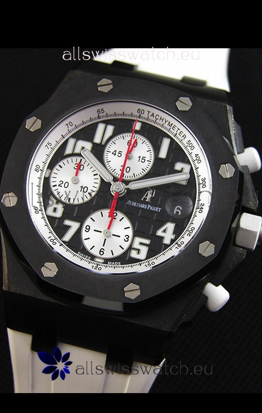 IMG_9081 Audemars Piguet Royal Oak Offshore Black & White Marcus Edition 1:1 Mirror Replica 5