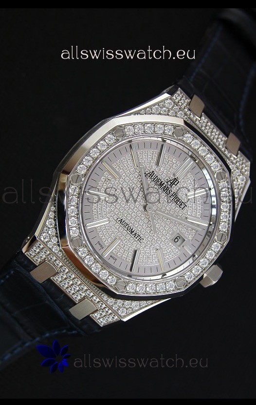 IMG_9081 Audemars Piguet Royal Oak 15452BC.ZZ.1258BC.01 37MM 1:1 Mirror in Steel Replica 5