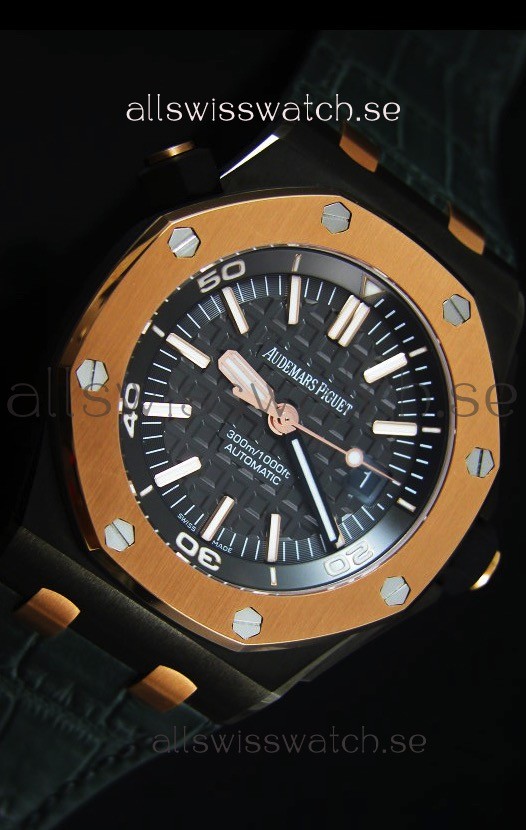 IMG_9081 Audemars Piguet Royal Oak Diver Ember Limited Edition 1:1 Mirror 3120 Movement Replica 5