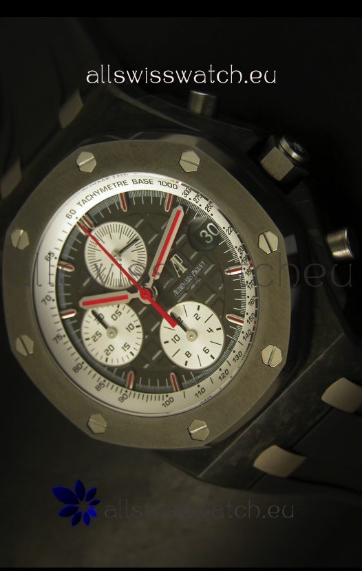 IMG_9081 Audemars Piguet Royal Oak Offshore Jarno Trulli Forged Carbon Case - 1:1 Mirror Replica 5
