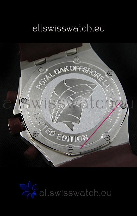 IMG_9081 Audemars Piguet Royal Oak Offshore Lady Alinghi in Maroon Dial Replica 5