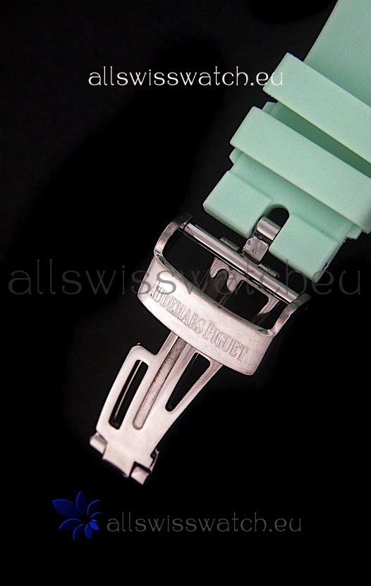 IMG_9081 Audemars Piguet Royal Oak Offshore Lady Alinghi in Light Green Dial Replica 5