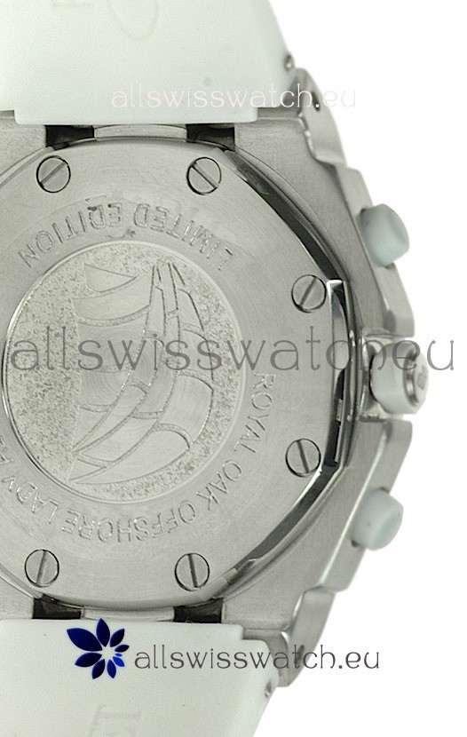 IMG_9081 Audemars Piguet Royal Oak Offshore Lady Alinghi Limited Edition Diamond in White Dial Replica 5