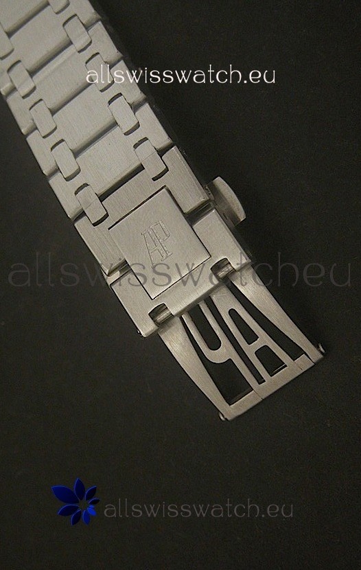 IMG_9081 Audemars Piguet Royal Oak in Black Dial Replica 5