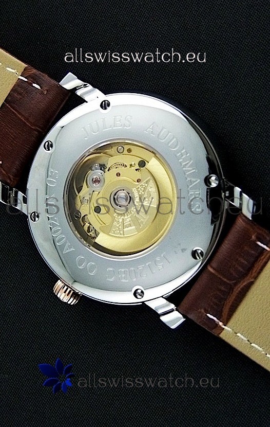 IMG_9081 Audemars Piguet Jules Audemars in Black Dial Replica 5