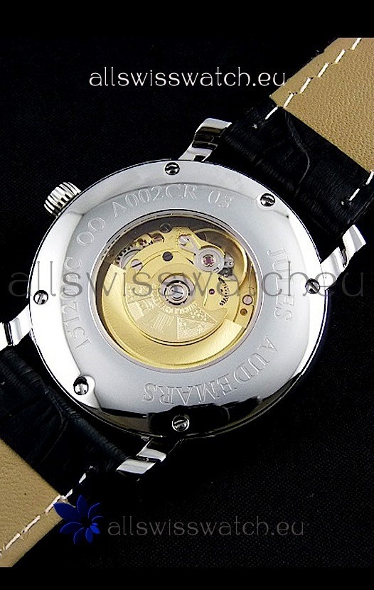 IMG_9081 Audemars Piguet Jules Audemars in Black Dial Replica 5