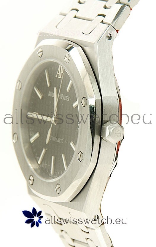 IMG_9081 Audemars Piguet Royal Oak Automatic in Black Dial Replica 5