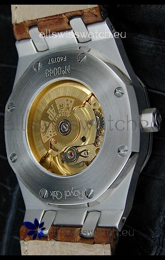 IMG_9081 Audemars Piguet Royal Oak in White Dial Replica 5