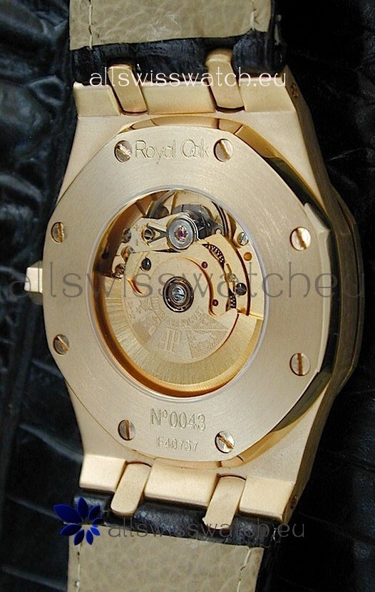 IMG_9081 Audemars Piguet Royal Oak in Black Dial Replica 5