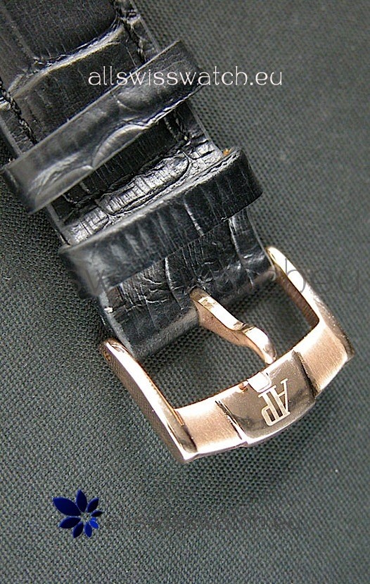 IMG_9081 Audemars Piguet Jules Classic Automatic Rose Gold in Black Dial Replica 5