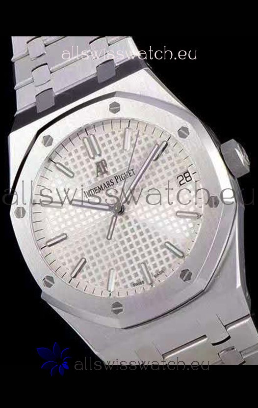 IMG_9081 Audemars Piguet Royal Oak 41MM Steel Dial 904L Steel - 1:1 Mirror Replica 5