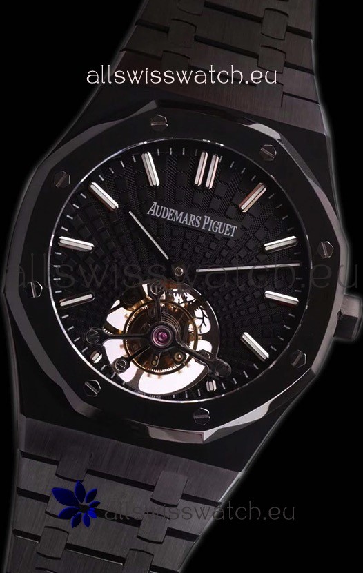 Audemars Piguet Royal Oak Tourbillon 41mm Extra-Thin Ceramic Casing Replica 5