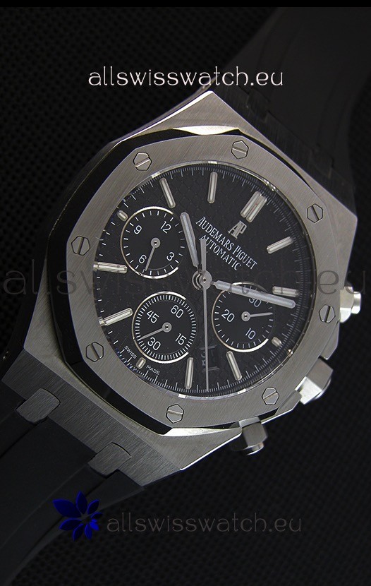 IMG_9081 Audemars Piguet Royal Oak Chronograph Black Dial - 1:1 Mirror Replica 5