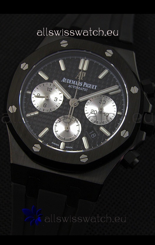 Audemars Piguet Royal Oak Chronograph Black Dial Replica 5