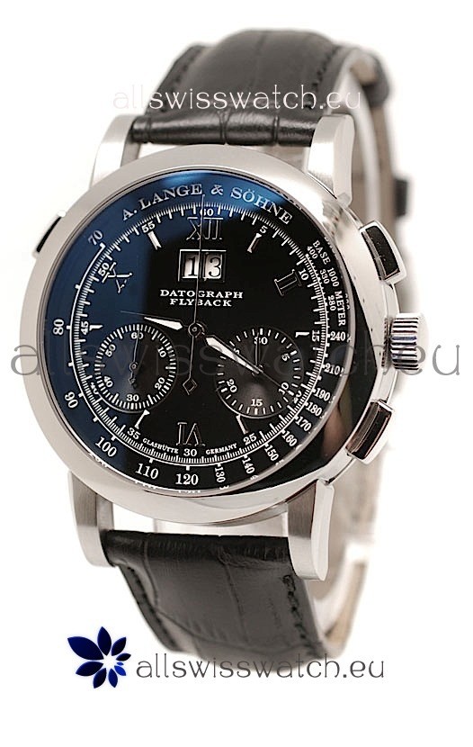 IMG_9081 A. Lange & Sohne Datograph Flybackin Black Dial Replica 5