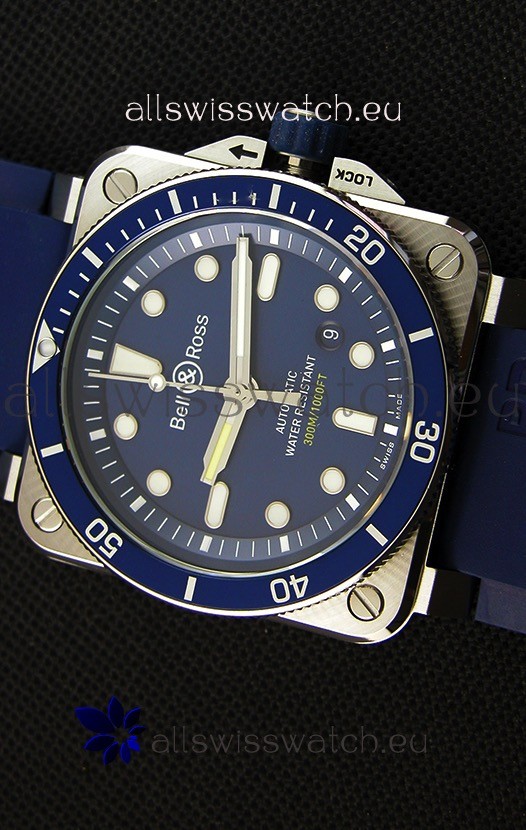 IMG_9081 Bell & Ross BR03-92 Diver Blue1:1 Mirror Replica 5