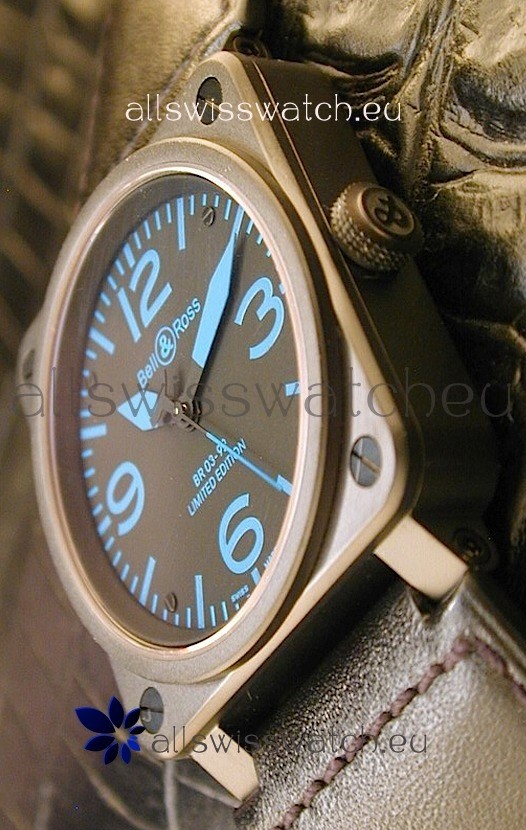 IMG_9081 Bell and Ross BR01 92 in PVD Casing and Blue Markers Replica 5