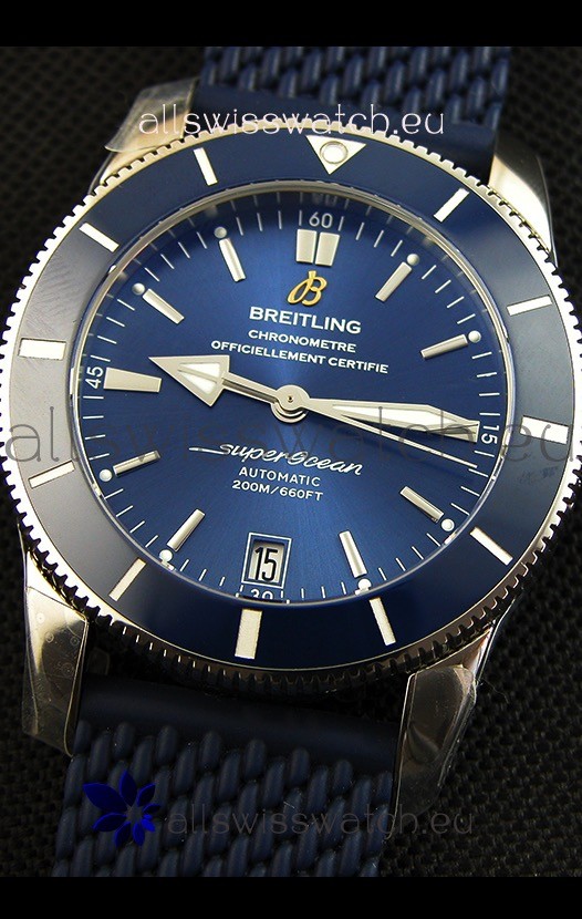 IMG_9081 Breitling SuperOcean Heritage II B20 42MM Blue Dial- 1:1 Mirror Edition Replica 5