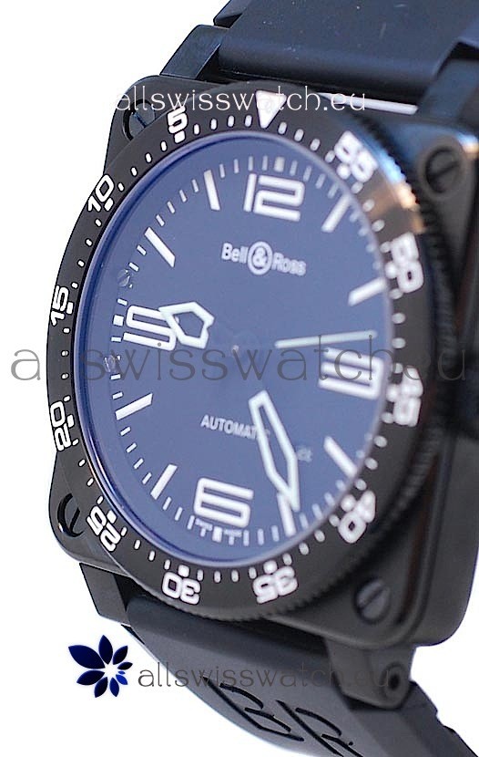 IMG_9081 Bell and Ross BR 03 Type Aviation Carbon Automatic Replica 5