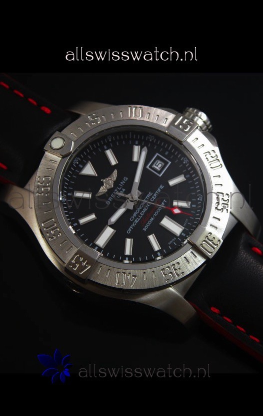 IMG_9081 Breitling Avenger II Seawolf with Stick Markers 45MM - 1:1 Mirror Replica 5