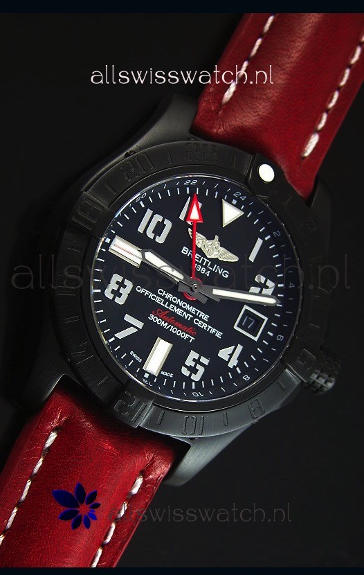 IMG_9081 Breitling Chronometre GMT Black Dialin PVD Casing Replica 5