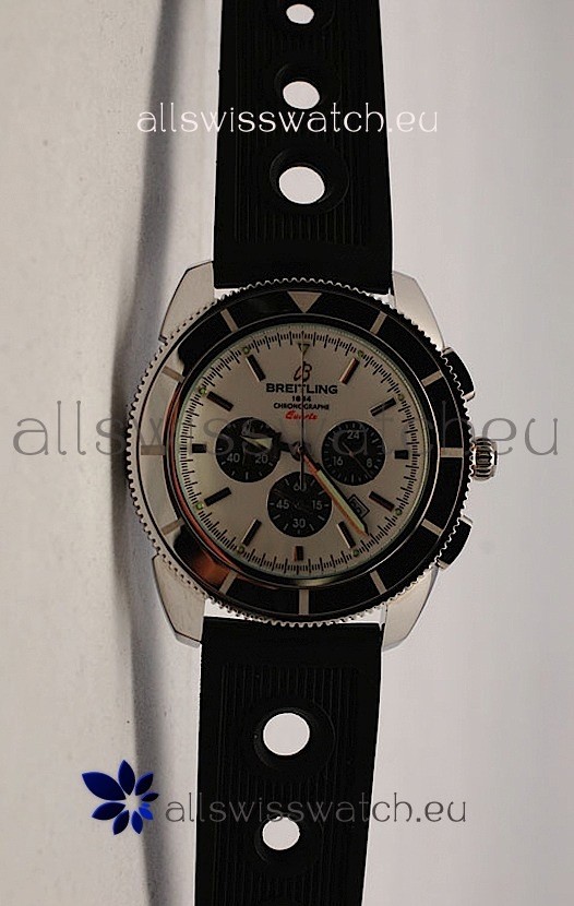 IMG_9081 Breitling SuperOcean Heritage- Rubber Strap Replica 5
