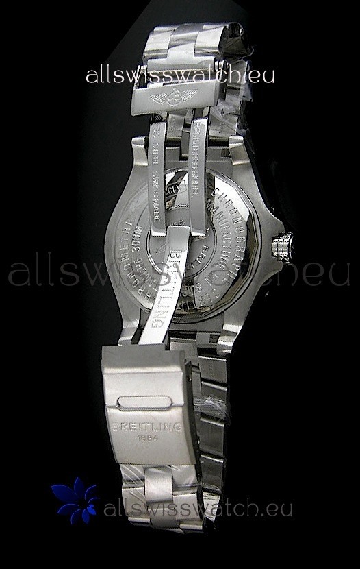 IMG_9081 Breitling Chronomatin Steel Strap Yellow Dial Replica 5