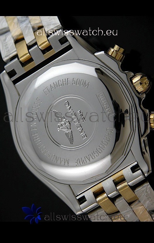 IMG_9081 Breitling Chronomat B01 Two Tone in Black Dial Replica 5