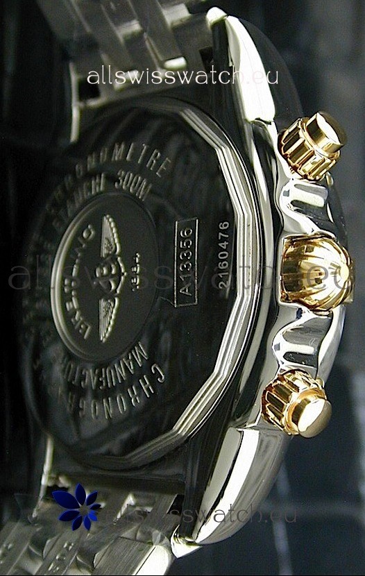 IMG_9081 Breitling Windriderin Black Dial Two Tone Markers Replica 5