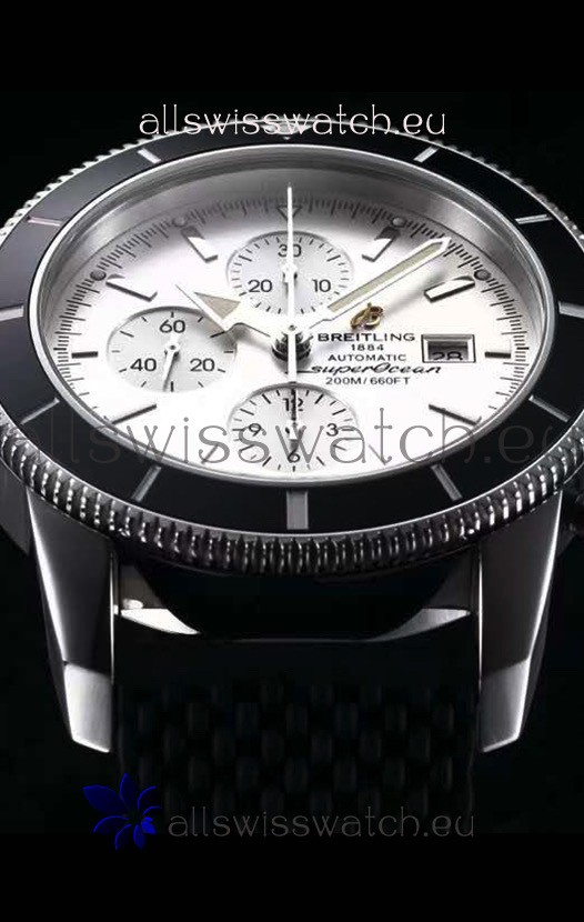 IMG_9081 Breitling SuperOcean Heritage II 44MM White Dial Replica 5