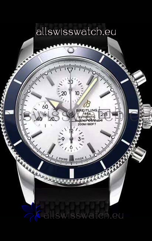 IMG_9081 Breitling SuperOcean Heritage II 44MM White Dial Replica 5