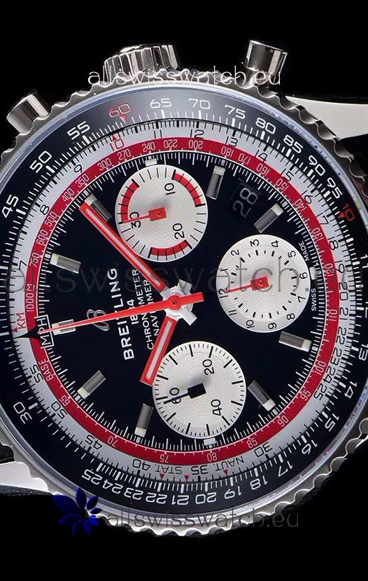 IMG_9081 Breitling Navitimer 1 B01 ChronographAIR Edition 43MM - 904L 1:1 Mirror Replica 5