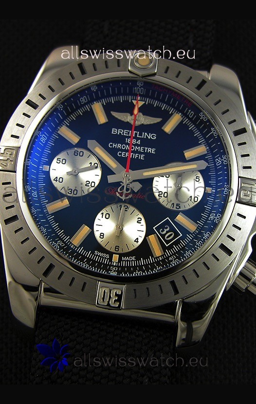 IMG_9081 Breitling Chronomat Airborne Black Dial 1:1 Mirror Replica 5