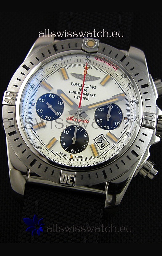 IMG_9081 Breitling Chronomat Airborne White Dial 1:1 Mirror Replica 5